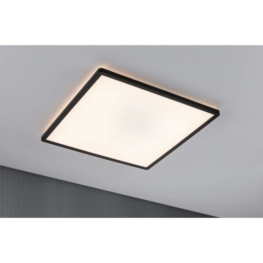 Paulmann 71002 - LED/22W Πάνελ dimming ATRIA 230V 3000K 42x42 cm μαύρο