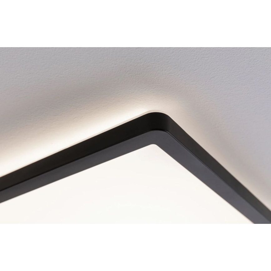 Paulmann 71002 - LED/22W Πάνελ dimming ATRIA 230V 3000K 42x42 cm μαύρο