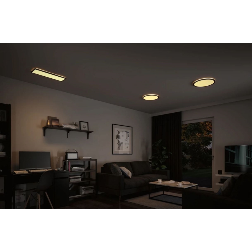 Paulmann 71003 - LED/22W Πάνελ dimming ATRIA 230V 3000K 20x58 cm μαύρο