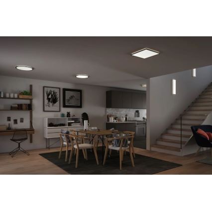 Paulmann 71009 - LED/22W Ρυθμιζόμενο πάνελ ATRIA 230V 4000K 42x42 cm ματ χρώμιο