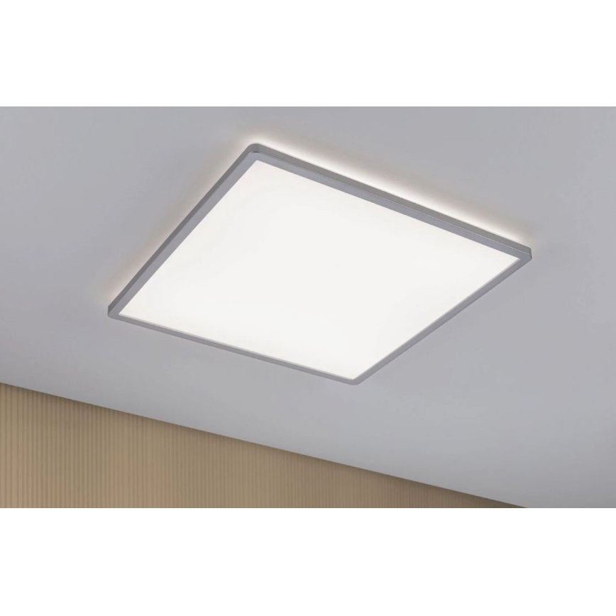 Paulmann 71009 - LED/22W Πάνελ dimming ATRIA 230V 4000K 42x42 cm ματ χρώμιο