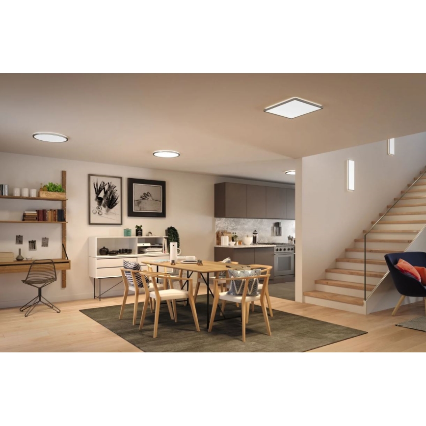 Paulmann 71009 - LED/22W Πάνελ dimming ATRIA 230V 4000K 42x42 cm ματ χρώμιο