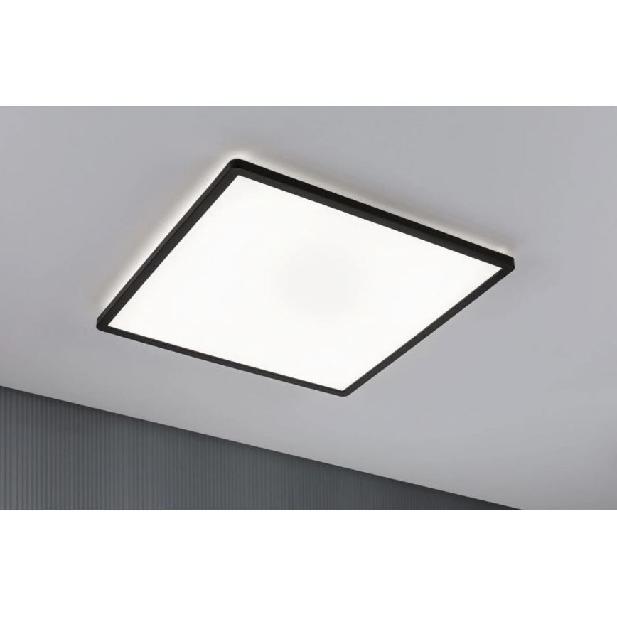 Paulmann 71016 - LED/22W Πάνελ dimming ATRIA 230V 4000K 42x42 cm μαύρο