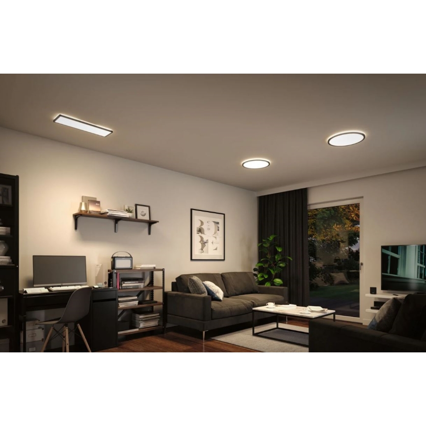 Paulmann 71016 - LED/22W Πάνελ dimming ATRIA 230V 4000K 42x42 cm μαύρο