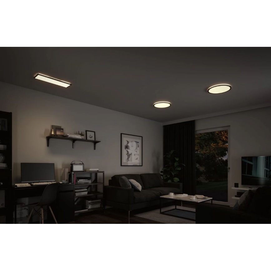 Paulmann 71016 - LED/22W Ρυθμιζόμενο πάνελ ATRIA 230V 4000K 42x42 εκ. μαύρο