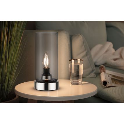 Paulmann 77056 - 1xE14/40W Επιτραπέζια λάμπα αφής PINJA 230V