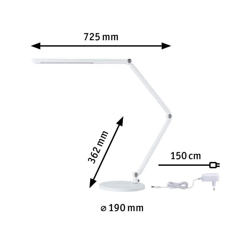 Paulmann 78911 - LED/10,6W Dimmable επιτραπέζιο φωτιστικό FLEXBAR 230V 3000/4000/6500K