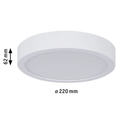 Paulmann 78923 - LED/13W IP44 Φωτιστικό οροφής μπάνιου dimming AVIAR 230V