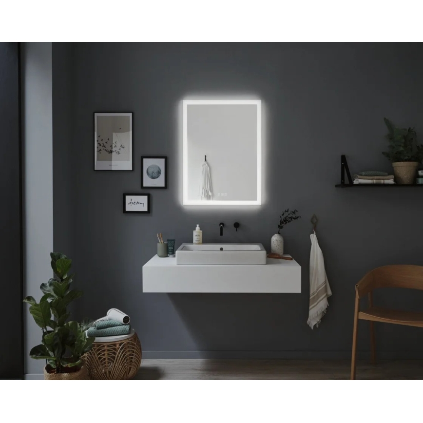 Paulmann 78951 - LED/22W IP44 Dimmable φωτιζόμενος καθρέφτης μπάνιου με οπίσθιο φωτισμό 230V