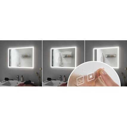 Paulmann 78951 - LED/22W IP44 Dimmable φωτιζόμενος καθρέφτης μπάνιου με οπίσθιο φωτισμό 230V