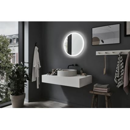 Paulmann 78952- LED/21W IP44 Dimmable φωτιζόμενος καθρέφτης μπάνιου με οπίσθιο φωτισμό MIRA 230V