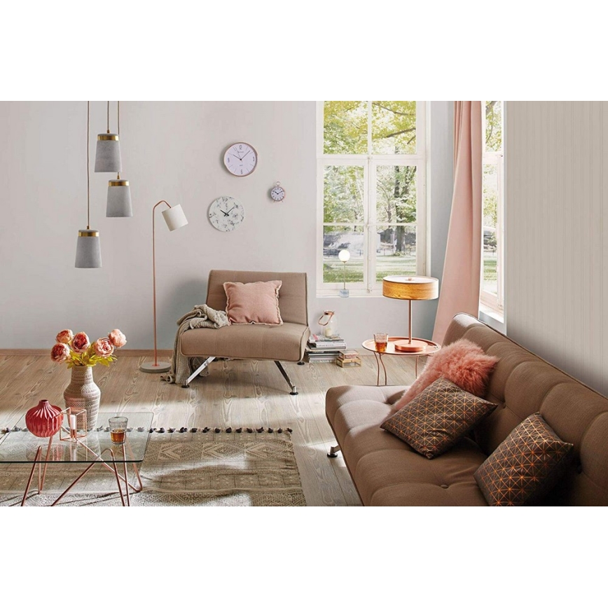 Paulmann 79647 - Eπιτραπέζια λάμπα NEORDIC 2xE27/20W/230V ash