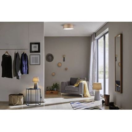 Paulmann 79687 - 3xE27/20W Φωτιστικό οροφής NEORDIC LISKA 230V καρυδιά