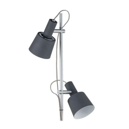 Paulmann 79690 - 2xE14/20W Επιδαπέδια λάμπα NEORDIC HALDAR 230V