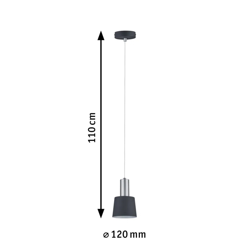Paulmann 79691 - 1xE14/20W Κρεμαστό φωτιστικό οροφής NEORDIC HALDAR 230V