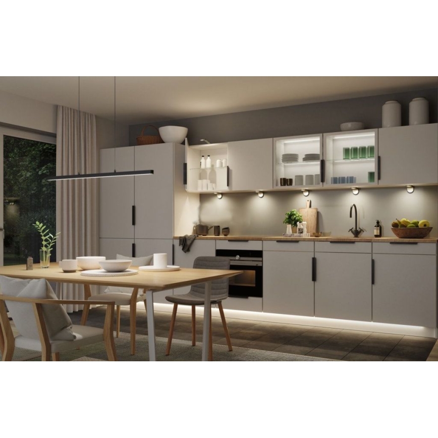 Paulmann 79693 - LED/42W Dimmable κρεμαστό φωτιστικό οροφής ράγα LENTO 230V μαύρο