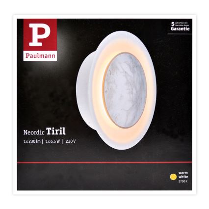 Paulmann 79700  - LED/6,5W Φωτιστικό τοίχου TIRIL 230V