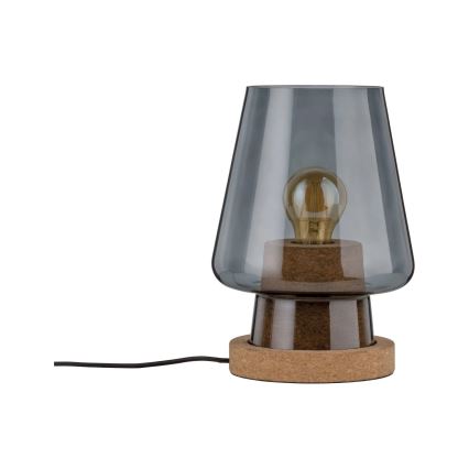 Paulmann 79736 - 1xE27/20W Επιτραπέζιο φωτιστικό IBEN 230V καπνιστό