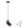 Paulmann 79766 - LED RGBW 1xE27/9W Κρεμαστό φωτιστικό με καλώδιο LAVEA 230V μαύρο