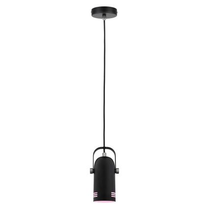 Paulmann 79766 - LED RGBW 1xE27/9W Κρεμαστό φωτιστικό με καλώδιο LAVEA 230V μαύρο