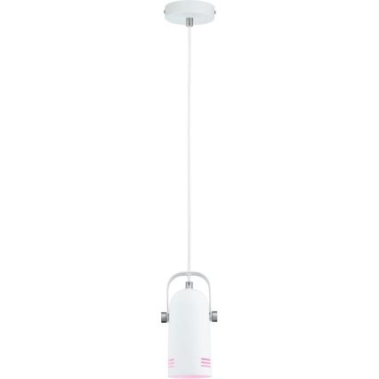 Paulmann 79767 - LED RGBW 1xE27/9W Κρεμαστό φωτιστικό με καλώδιο LAVEA 230V λευκό