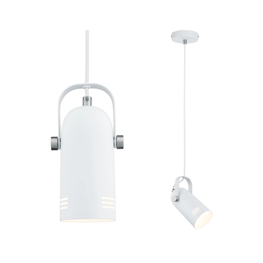 Paulmann 79767 - LED RGBW 1xE27/9W Κρεμαστό φωτιστικό με καλώδιο LAVEA 230V λευκό
