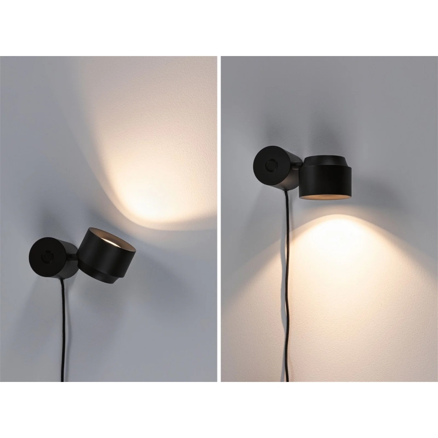 Paulmann 79776 - LED/3W Φωτιστικό τοίχου dimming 2σε1 PURIC PANE 230V