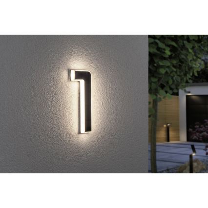 Paulmann 79842 - LED/0,2W IP44 Αριθμός οικίας ηλιακό φωτιστικό 1,2V 1500 mAh