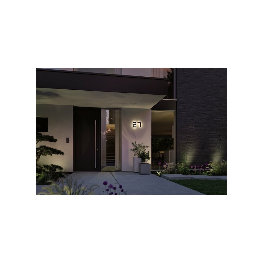 Paulmann 79842 - LED/0,2W IP44 Αριθμός οικίας ηλιακό φωτιστικό 1,2V 1500 mAh