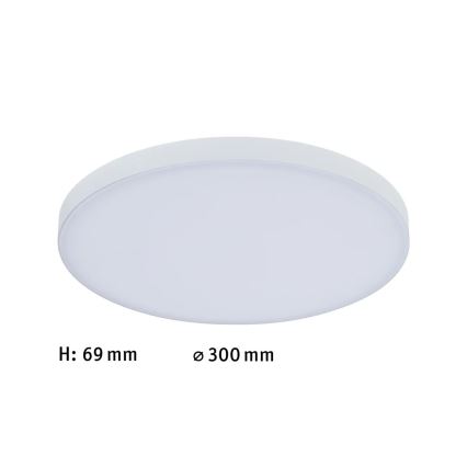 Paulmann 79899 - LED RGBW/16,5W Ρυθμιζόμενο φωτιστικό οροφής SMART VELORA 230V
