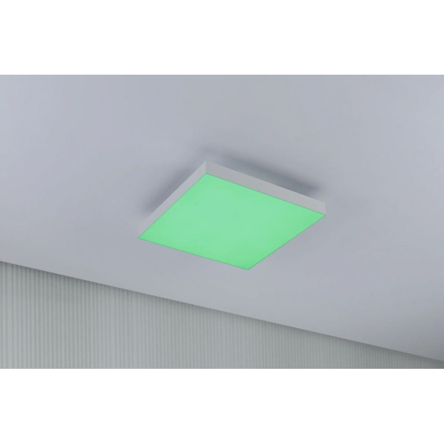 Paulmann 79904 - LED/13,2W RGBW Ρυθμιζόμενο φωτιστικό οροφής VELORA 230V 3000-6500K + τηλεχειριστήριο