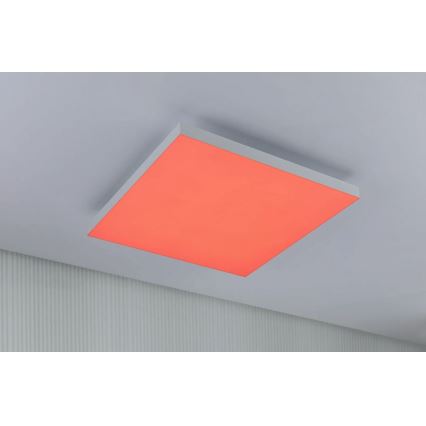 Paulmann 79905 - LED/19W RGBW Ρυθμιζόμενο φωτιστικό οροφής VELORA 230V 3000-6500K + τηλεχειριστήριο