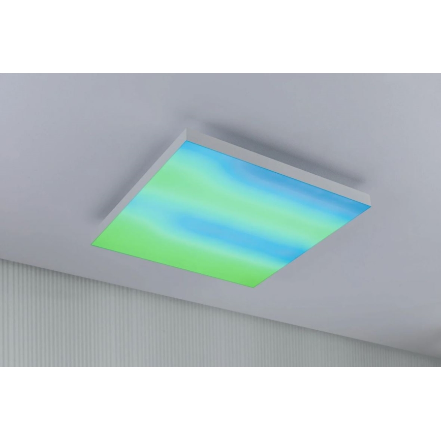 Paulmann 79905 - LED/19W RGBW Ρυθμιζόμενο φωτιστικό οροφής VELORA 230V 3000-6500K + τηλεχειριστήριο