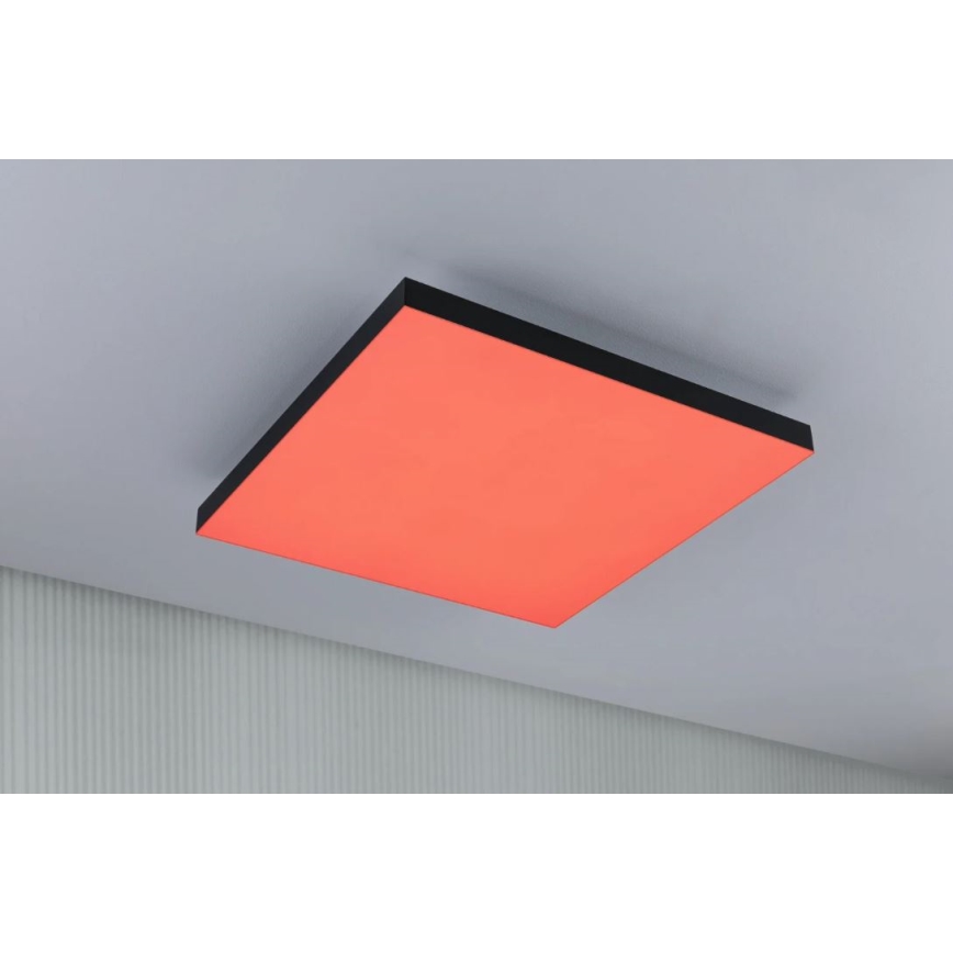 Paulmann 79908 - LED/19W RGBW Ρυθμιζόμενο φωτιστικό οροφής VELORA 230V 3000-6500K + τηλεχειριστήριο
