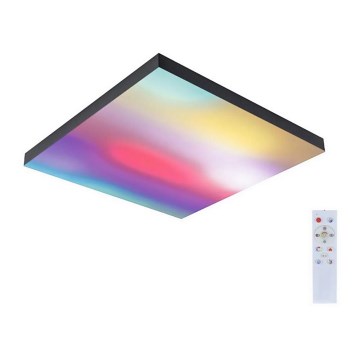 Paulmann 79908 - LED/19W RGBW Ρυθμιζόμενο φωτιστικό οροφής VELORA 230V 3000-6500K + τηλεχειριστήριο