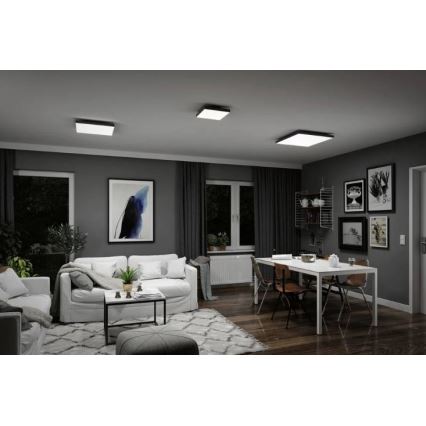 Paulmann 79908 - LED/19W RGBW Φωτιστικό οροφής dimming VELORA 230V 3000-6500K + τηλεχειριστήριο