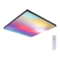 Paulmann 79909 - LED/31W RGBW Ρυθμιζόμενο φωτιστικό οροφής VELORA 230V + τηλεχειριστήριο