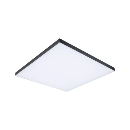 Paulmann 79913 - Ρυθμιζόμενο LED φωτιστικό οροφής 31W RGBW LORIA 230V 3000-6500K 59,5x59,5 cm μαύρο + τηλεχειριστήριο