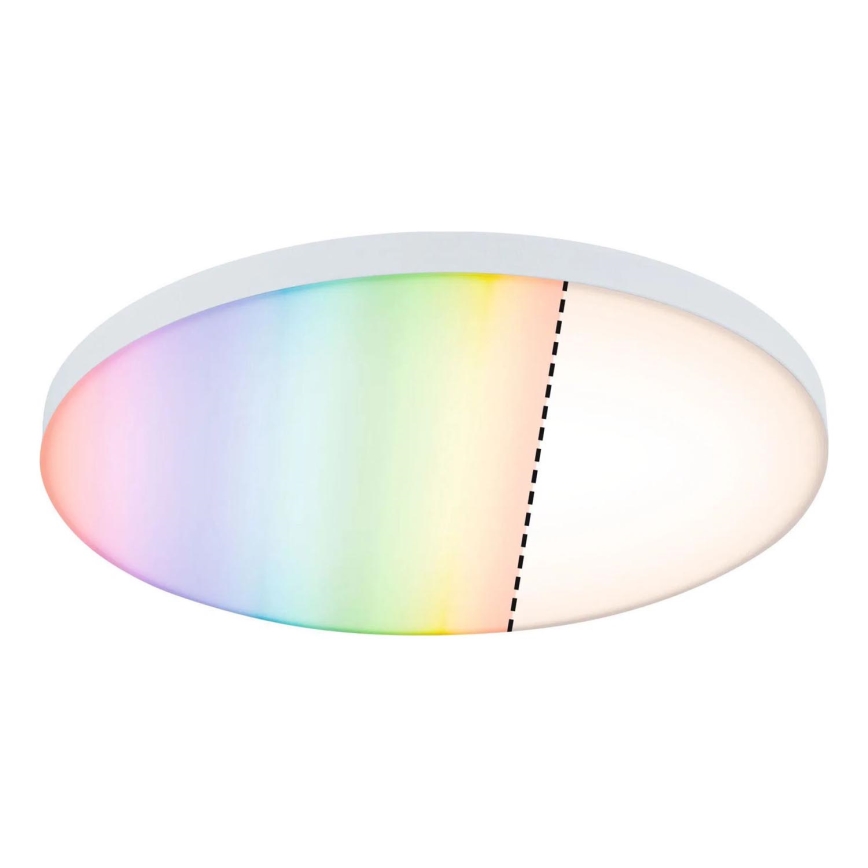 Paulmann 79929 - LED/22W RGBW Ρυθμιζόμενο φωτιστικό οροφής LORIA 230V, διάμ. 40 cm, λευκό