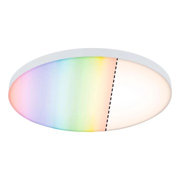 Paulmann 79929 - LED/22W RGBW Ρυθμιζόμενο φωτιστικό οροφής LORIA 230V, διάμ. 40 cm, λευκό