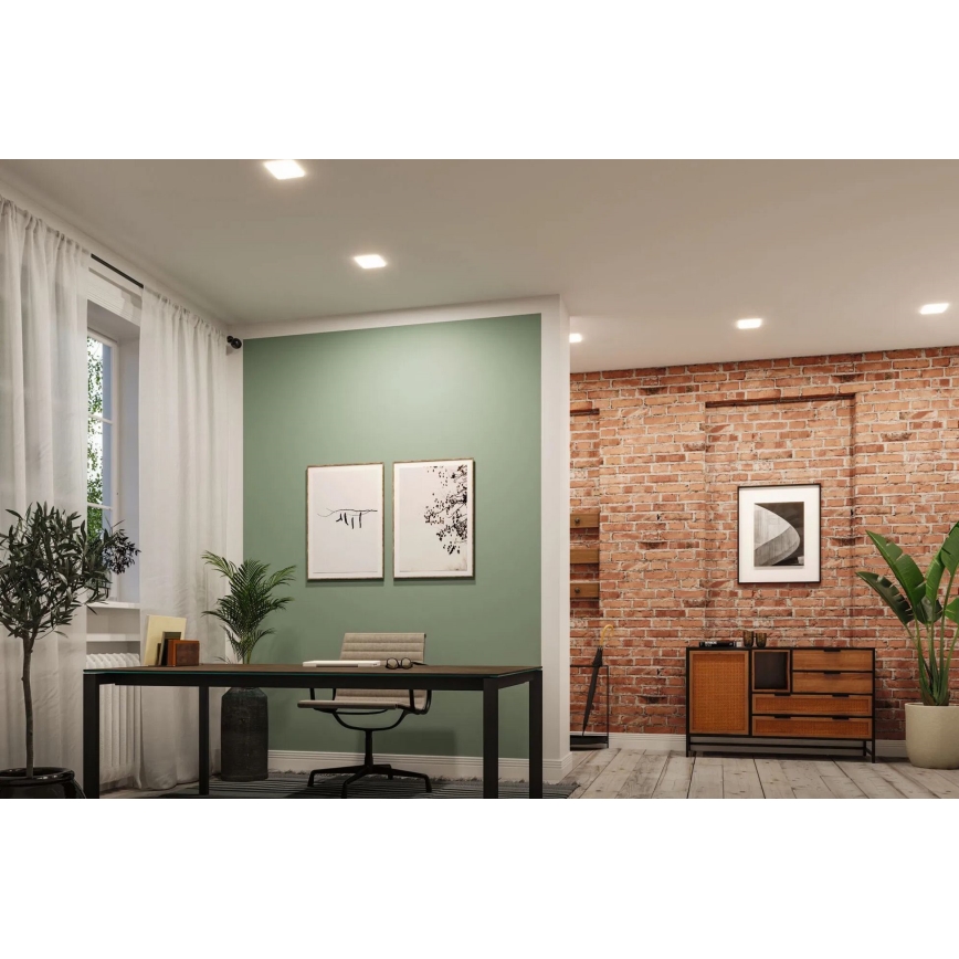 Paulmann 79948 - LED/12W IP44 Ρυθμιζόμενο εντοιχισμένο φωτιστικό οροφής για μπάνιο VARIFIT 230V