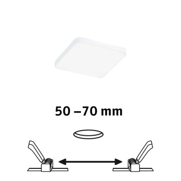 Paulmann 79953 - LED/6W IP44 Ρυθμιζόμενο χωνευτό φωτιστικό μπάνιου VARIFIT 230V