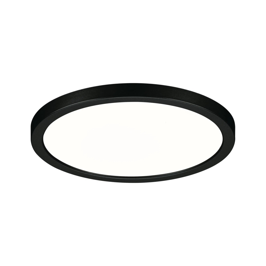 Paulmann 79965 - LED/13W IP44 Ρυθμιζόμενο εντοιχισμένο φωτιστικό μπάνιου AREO 230V Ø 17,5 cm μαύρο