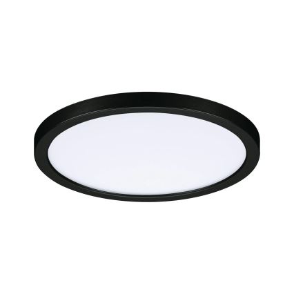 Paulmann 79965 - LED/13W IP44 Ρυθμιζόμενο εντοιχισμένο φωτιστικό μπάνιου AREO 230V Ø 17,5 cm μαύρο