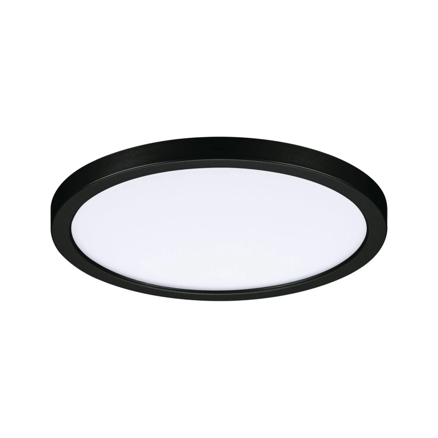Paulmann 79965 - LED/13W IP44 Ρυθμιζόμενο εντοιχισμένο φωτιστικό μπάνιου AREO 230V Ø 17,5 cm μαύρο