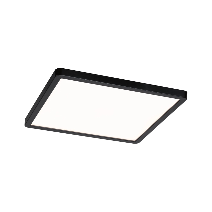 Paulmann 79967 - LED/16W IP44 Ρυθμιζόμενο εντοιχισμένο φωτιστικό οροφής για μπάνιο AREO 230V 23x23 εκ. μαύρο