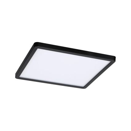 Paulmann 79967 - LED/16W IP44 Ρυθμιζόμενο εντοιχισμένο φωτιστικό οροφής για μπάνιο AREO 230V 23x23 εκ. μαύρο