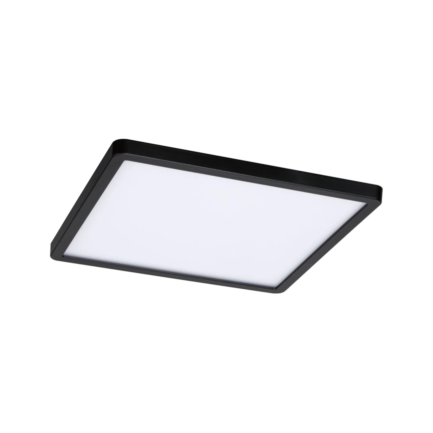 Paulmann 79967 - LED/16W IP44 Ρυθμιζόμενο εντοιχισμένο φωτιστικό οροφής για μπάνιο AREO 230V 23x23 εκ. μαύρο
