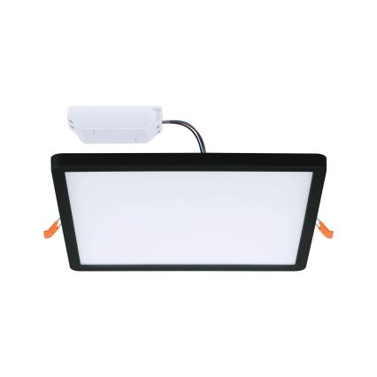 Paulmann 79967 - LED/16W IP44 Ρυθμιζόμενο εντοιχισμένο φωτιστικό οροφής για μπάνιο AREO 230V 23x23 εκ. μαύρο