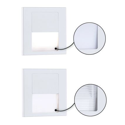 Paulmann 79999 - LED/1W Φωτιστικό σκάλας TSARO 230V Follow/λευκό